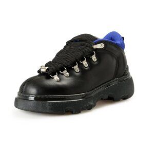 Burberry Men's "Trek Boot" Black Leather Hiking Boots Shoes US 7 EUR 40